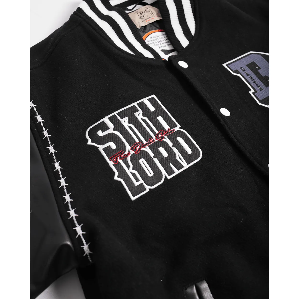 BRAND X DARTH VADER VARSITY JACKET (BLACK)