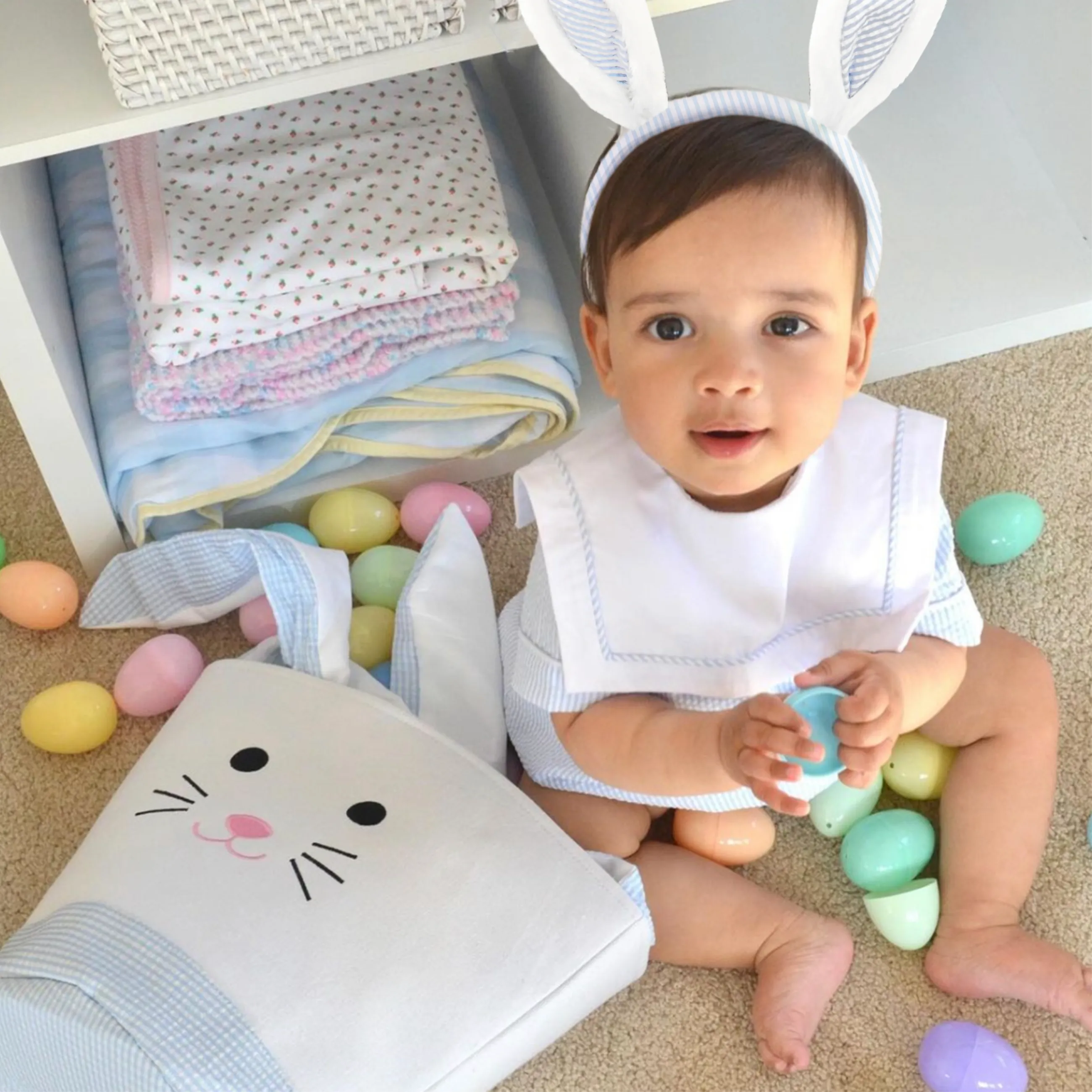 Bunny Ears Headand - Blue