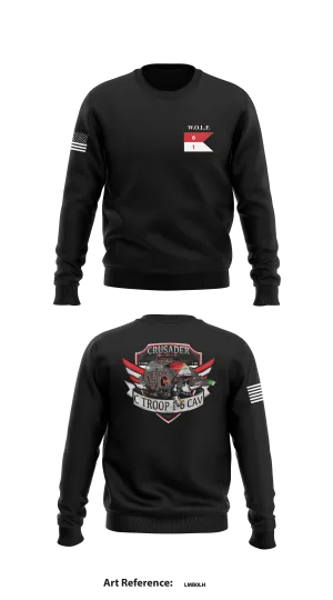 C Trp, 1-6 CAV Store 1 Core Men's Crewneck Performance Sweatshirt - lMB0lH