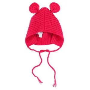 Cable Knit Beanie W Tassels