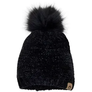 Calikids W2020 Knit Chenille Winter Hat (Black)