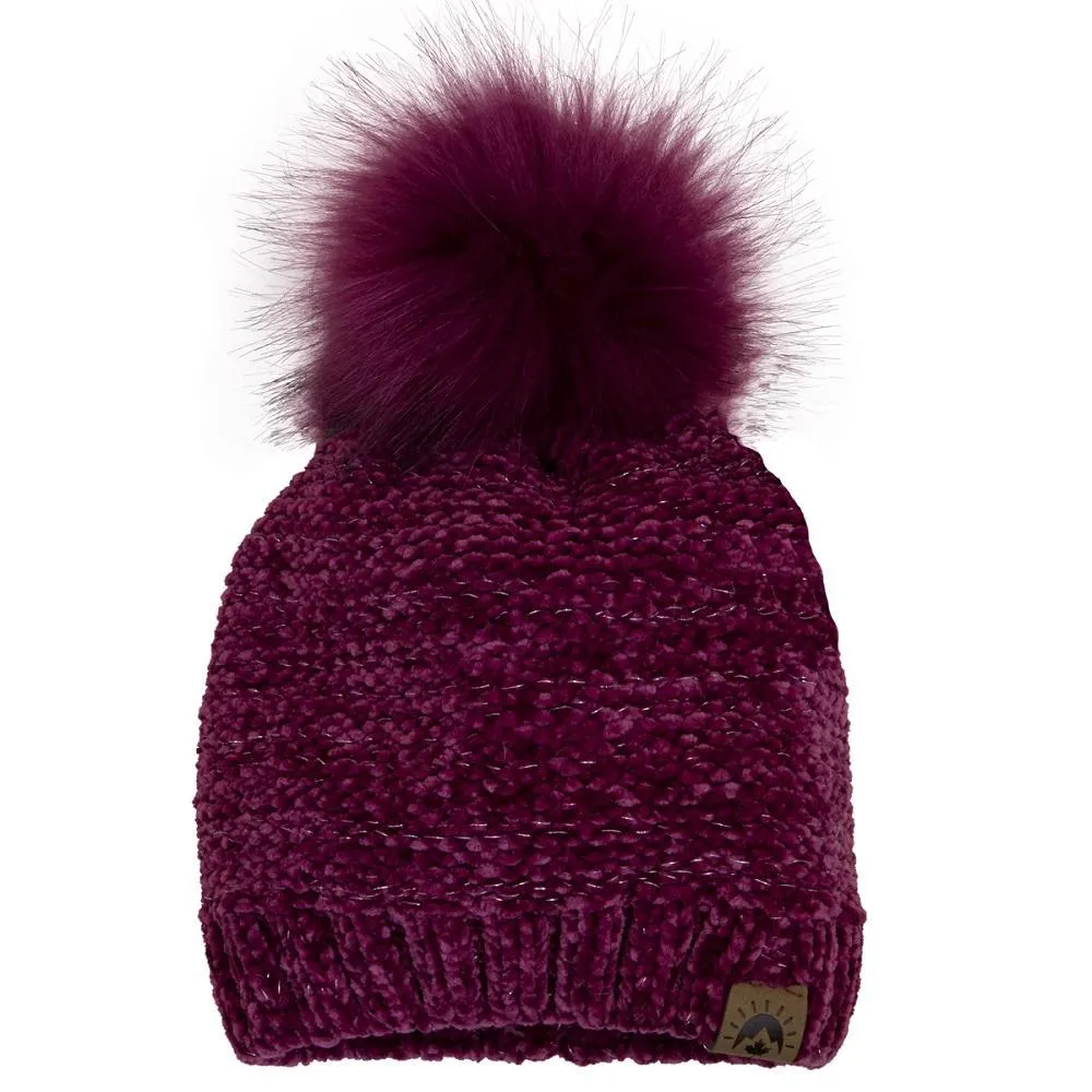 Calikids W2020 Knit Chenille Winter Hat (Magenta)