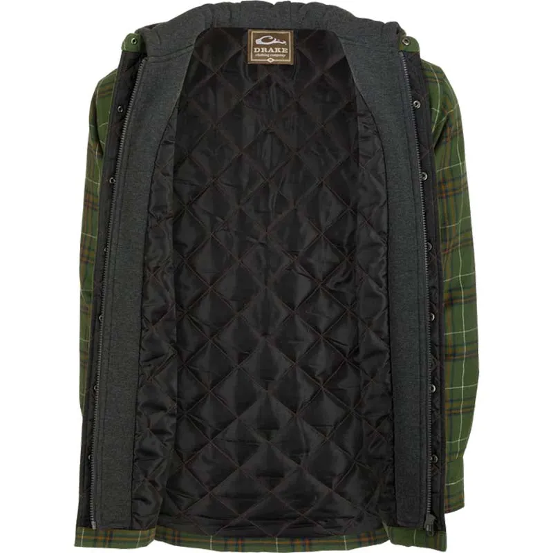Campfire Flannel Hooded Shacket