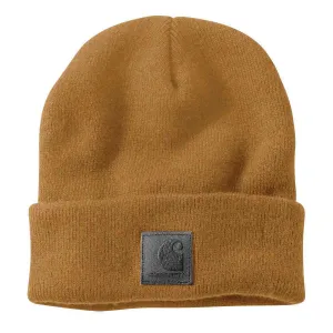 Carhartt Leather Patch Knit Beanie