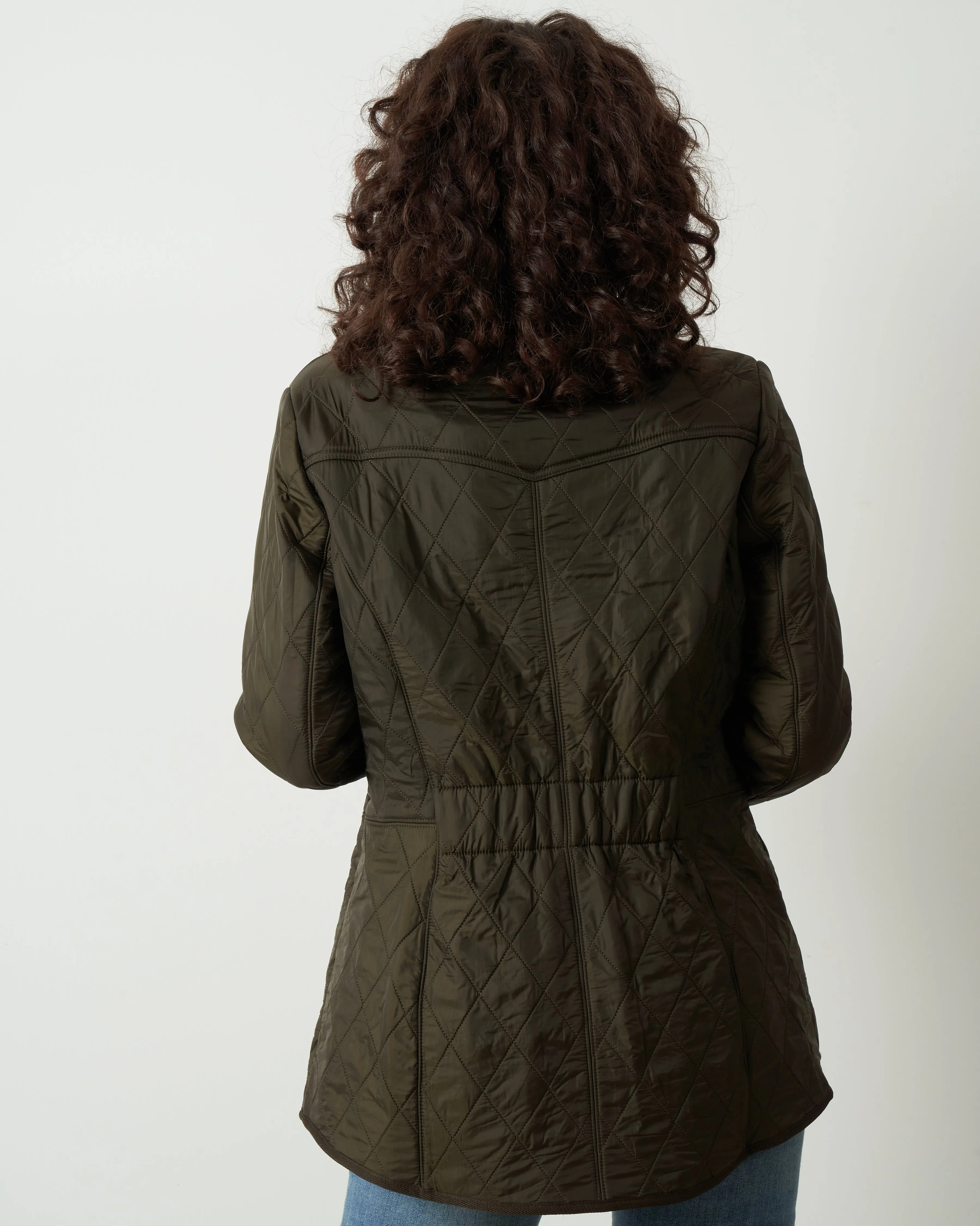 cavalry polarquilt jacket - olive
