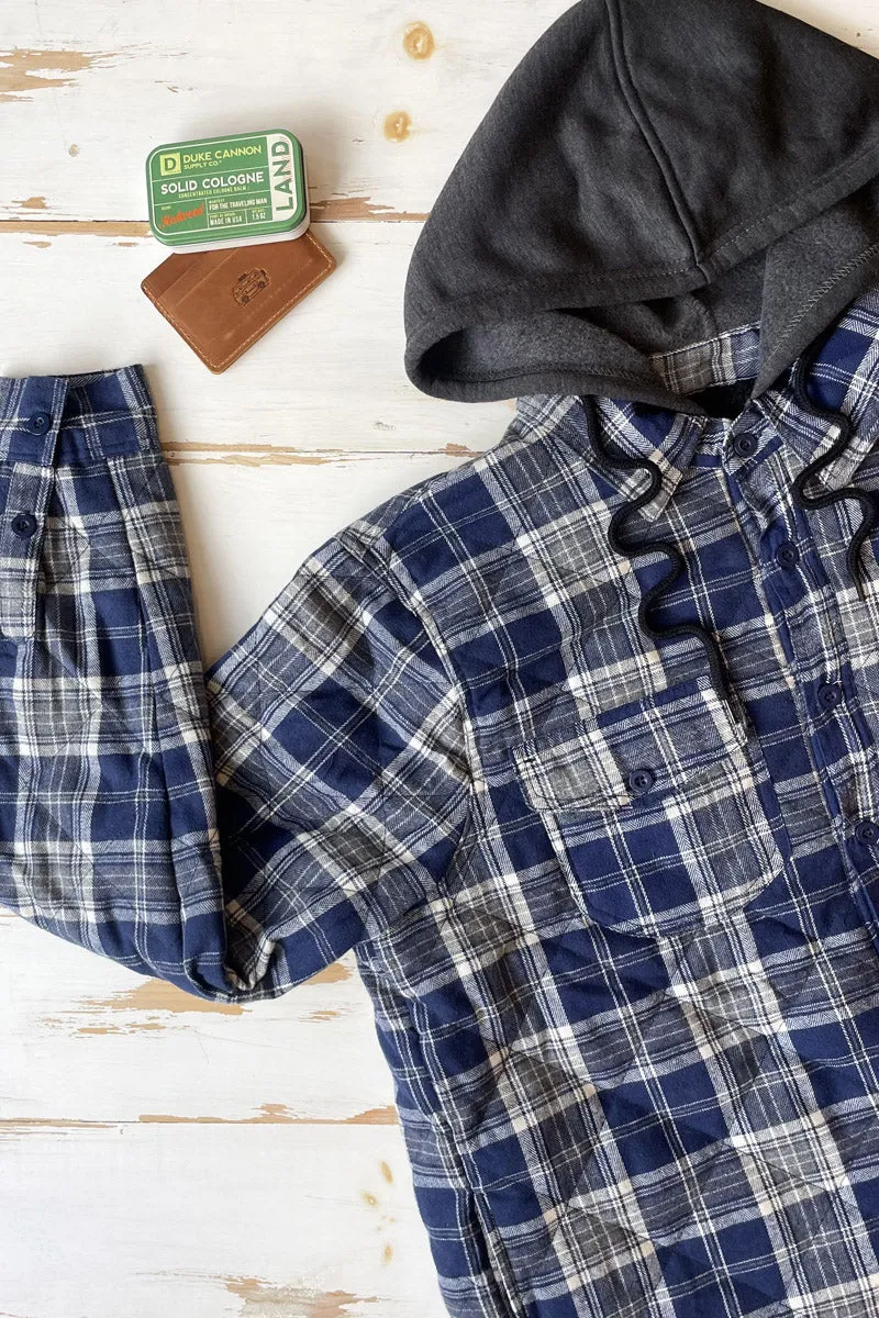 Cedar Hooded Flannel
