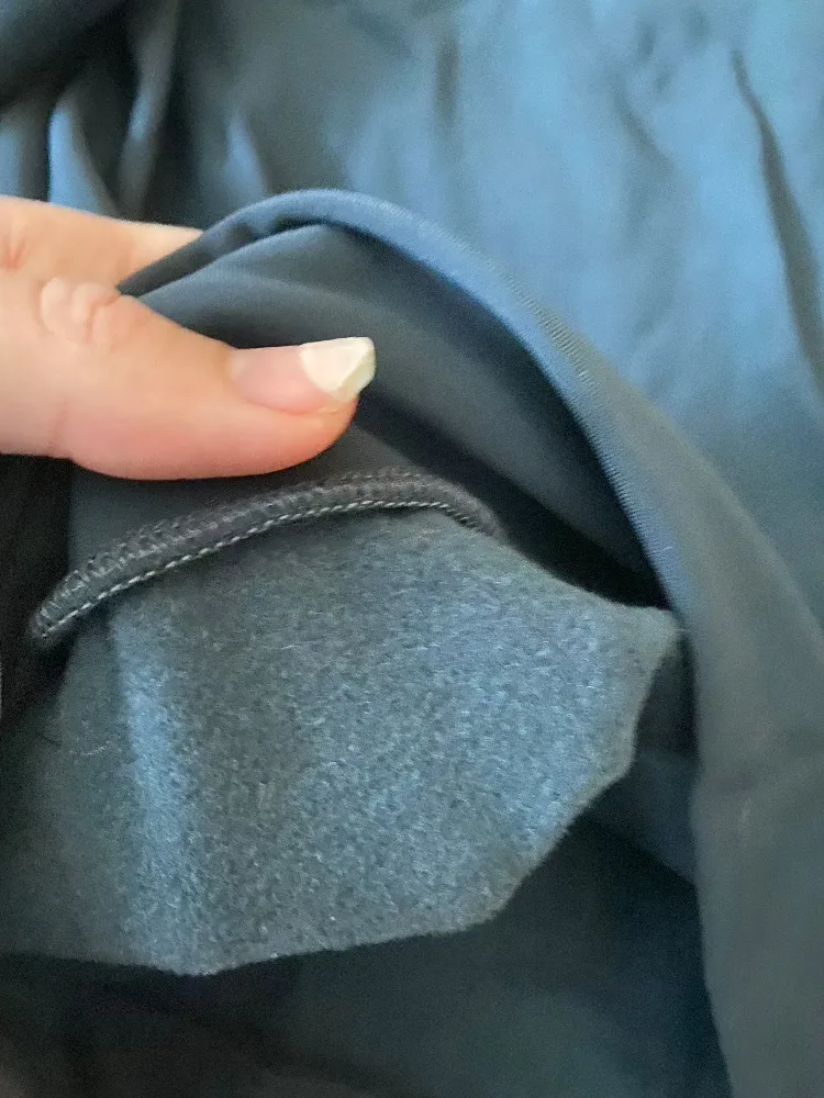 Charcoal grey super soft fleece lined thermal baselayer XS