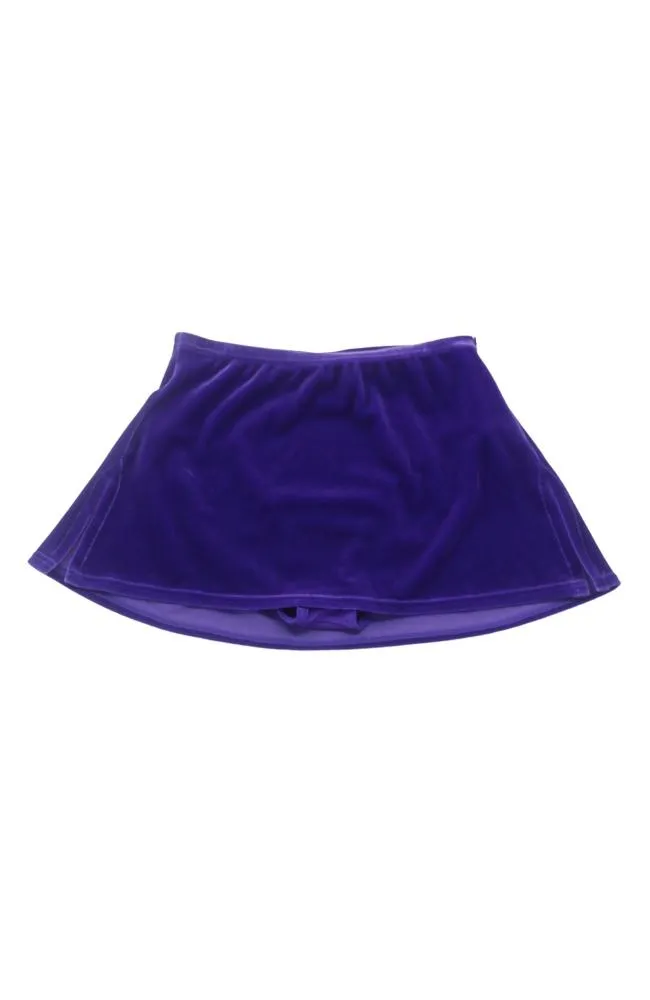 Child Velvet Box Skate Skirt - FINAL SALE
