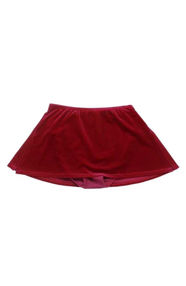 Child Velvet Box Skate Skirt - FINAL SALE