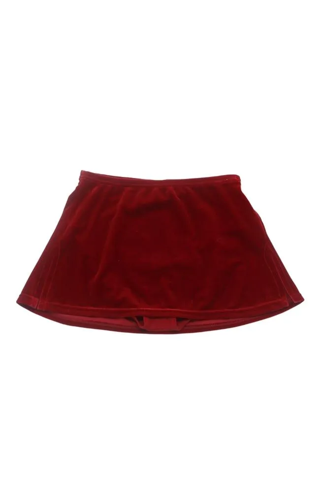 Child Velvet Box Skate Skirt - FINAL SALE