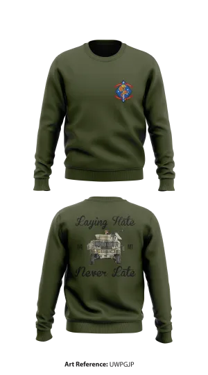 China Marines Store 1 Core Men's Crewneck Performance Sweatshirt - UwPgJP