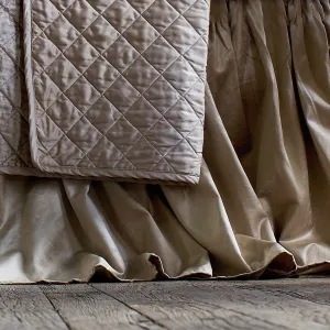 Chloe Gathered 3 Panel Bed Skirt / Champagne Velvet 3/22X86