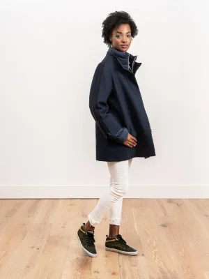 city glam coat - navy