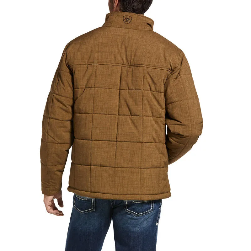 CL10033003-L-Khaki Mens Ariat Insulated Jacket  "Crius"