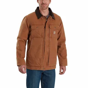 CL103283-L-Brown Carhartt Jacket Full Swing Traditional