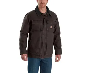 CL103283-L-Drk Brn Carhartt Jacket Full Swing Traditional