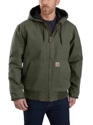 CL104050-L-Moss Carhartt Jacket Insulated Active Loose Fit
