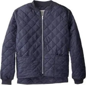 CL17X911-S-Navy Jacket Mens Work King Quilted Freezer