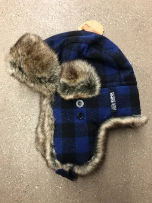 CLTRAPPER Trapper Hat - Lake Life - Plaid/Faux Fur