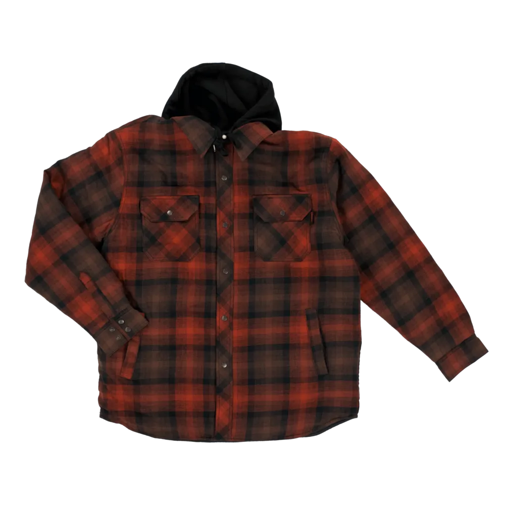 CLWS061 Shirt "Tough Duck" Quilt Line Hooded Flannel