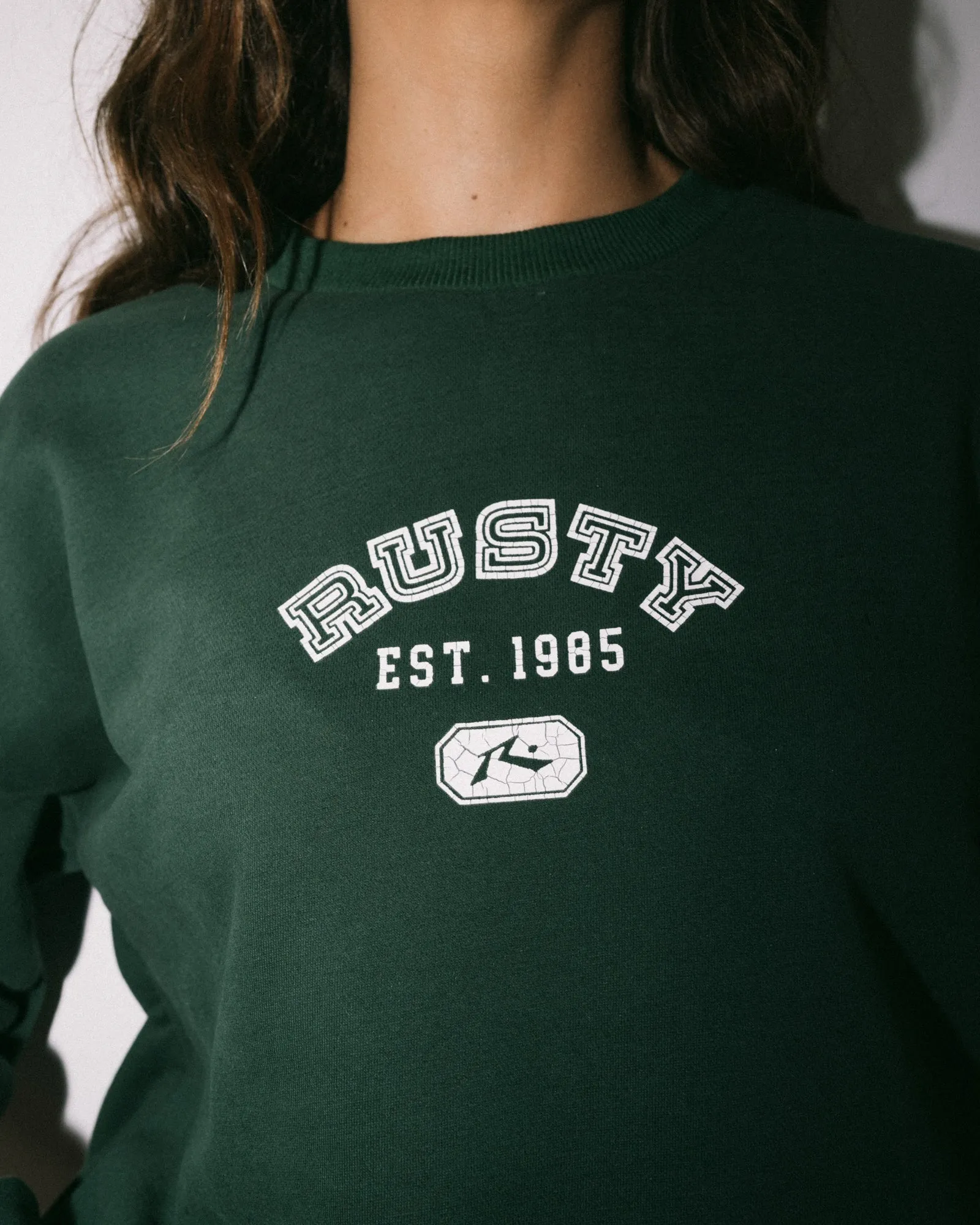 College Dropout Oversized Crew Fleece