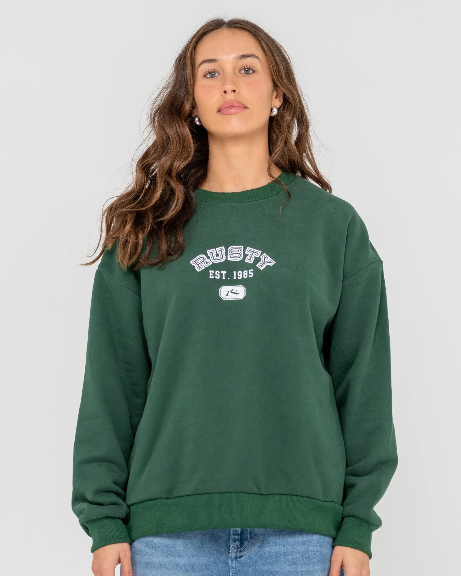 College Dropout Oversized Crew Fleece