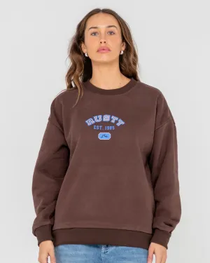 College Dropout Oversized Crew Fleece