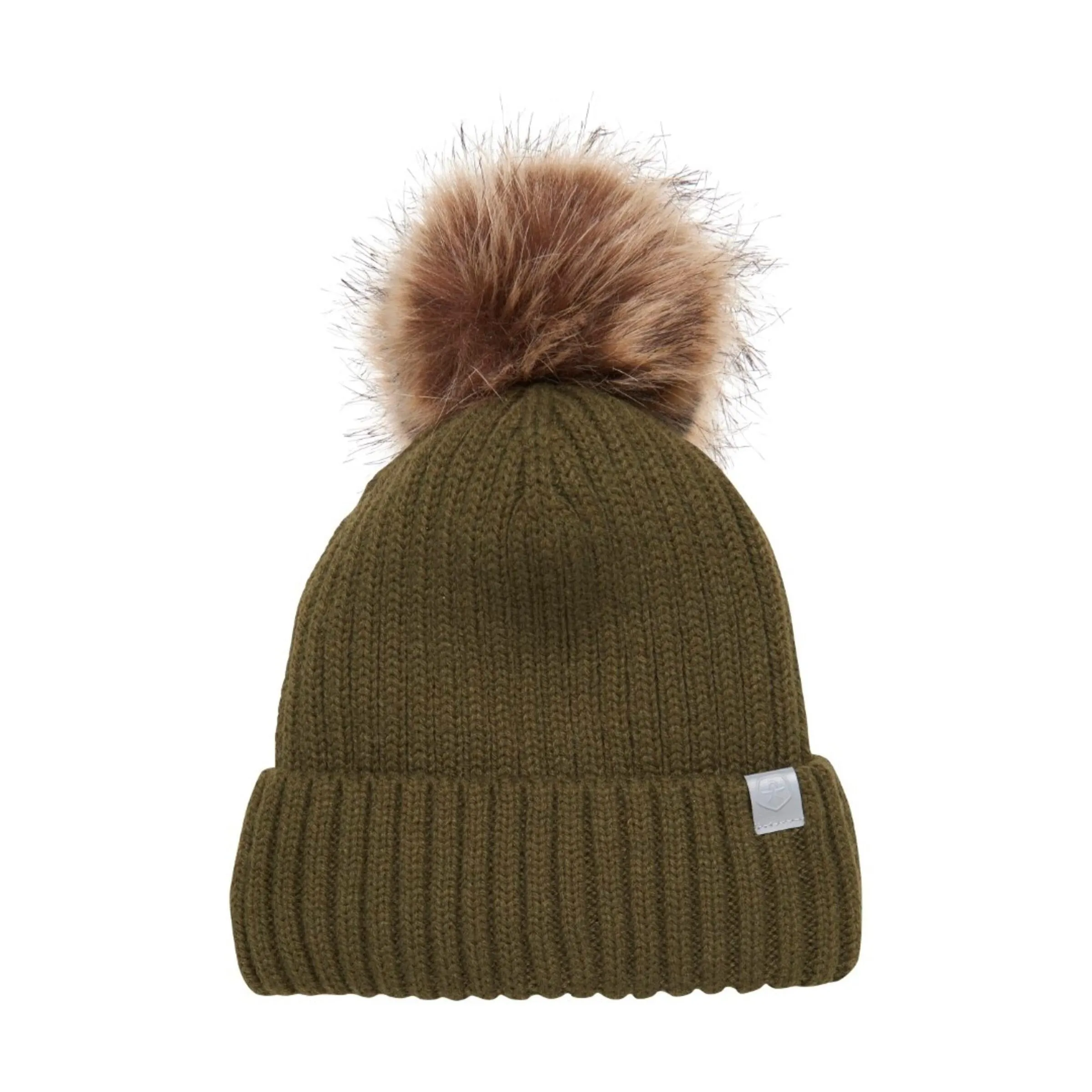 Color Kids Knit Hat - Dark Olive