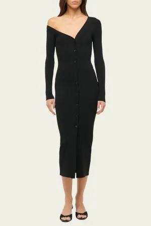 Craftsman Sweater Dress in Black