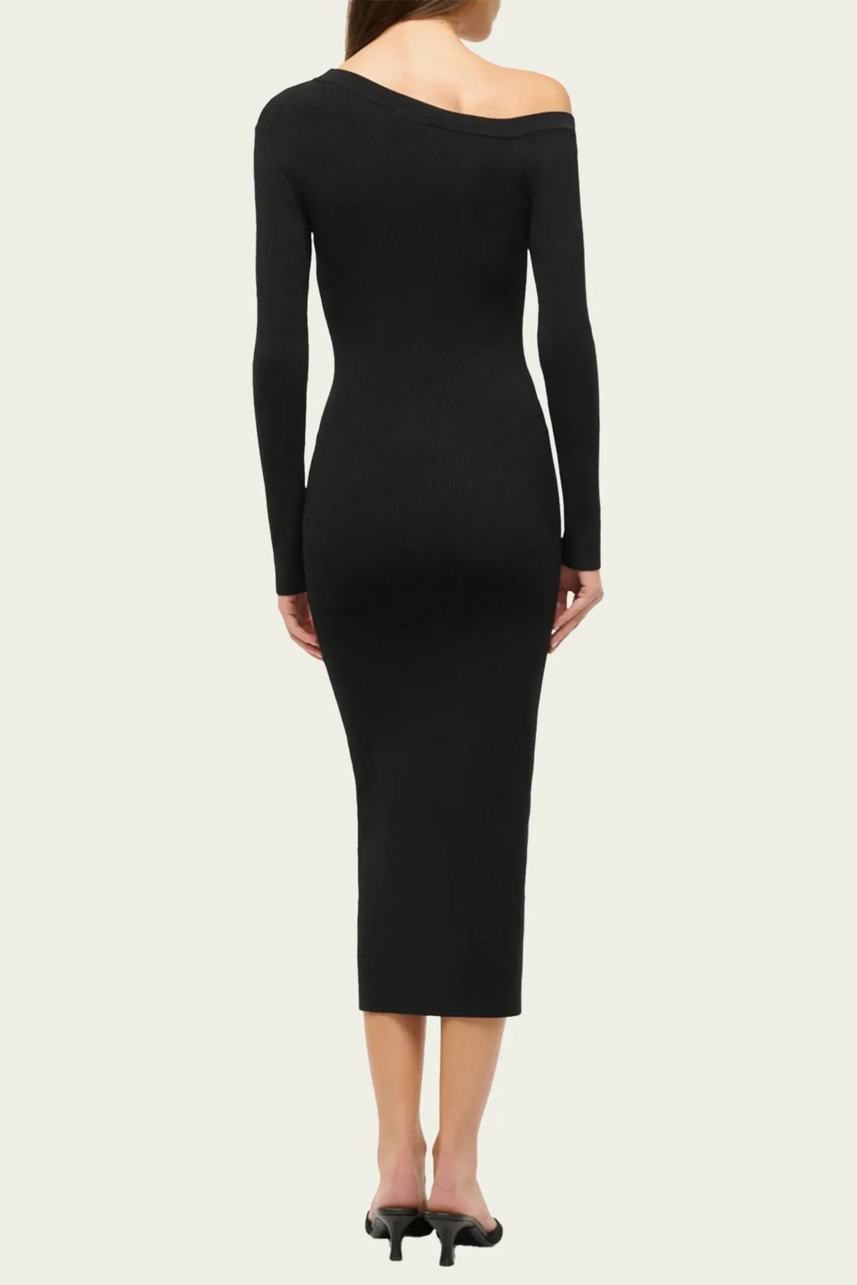 Craftsman Sweater Dress in Black