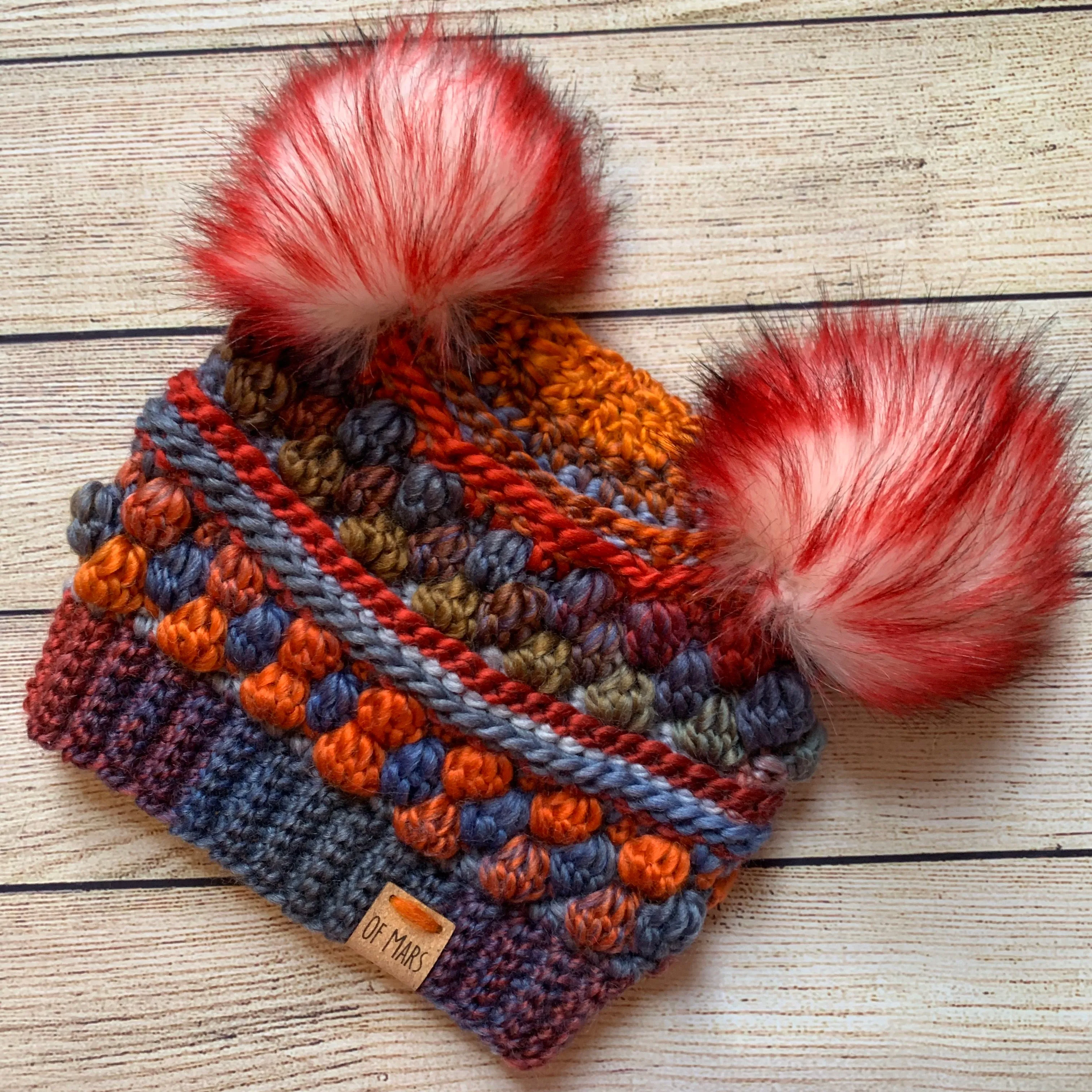 Custom Firecracker Wobble Bobble Beanie