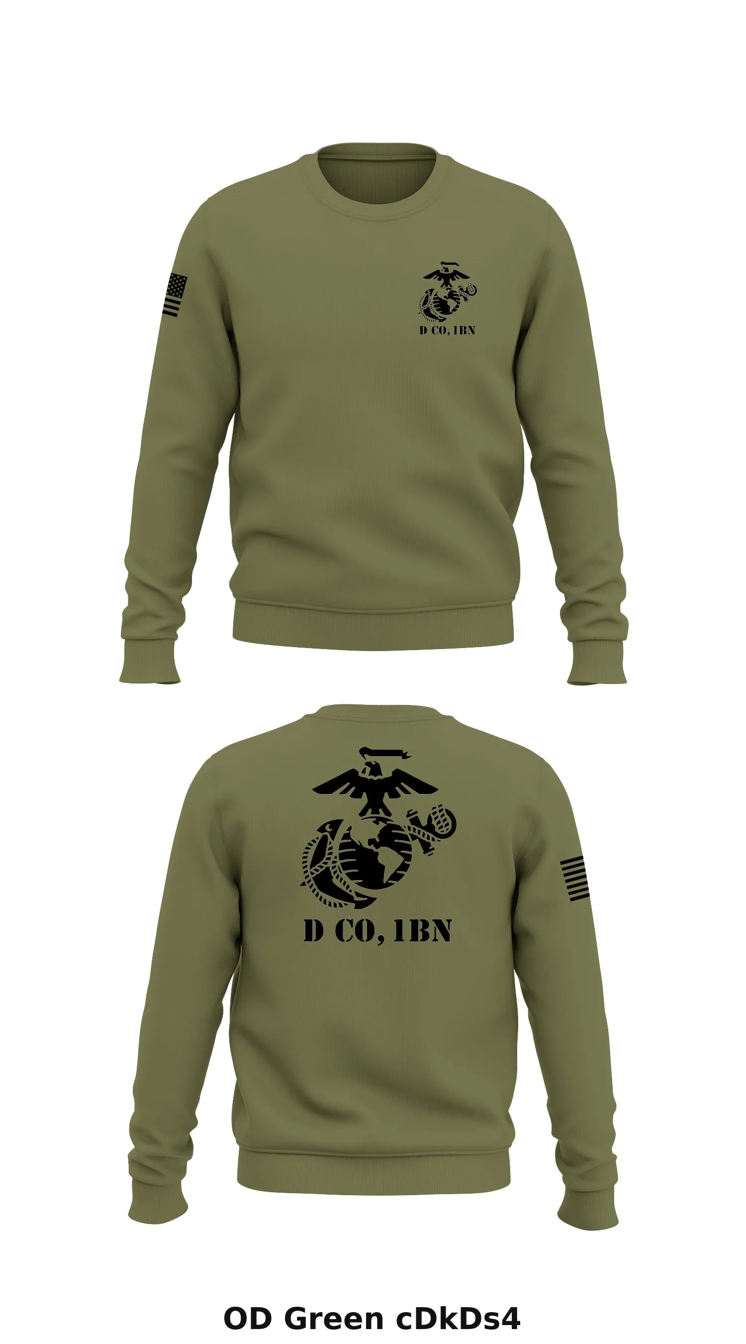 D Co,1BN Store 1 Core Men's Crewneck Performance Sweatshirt - cDkDs4