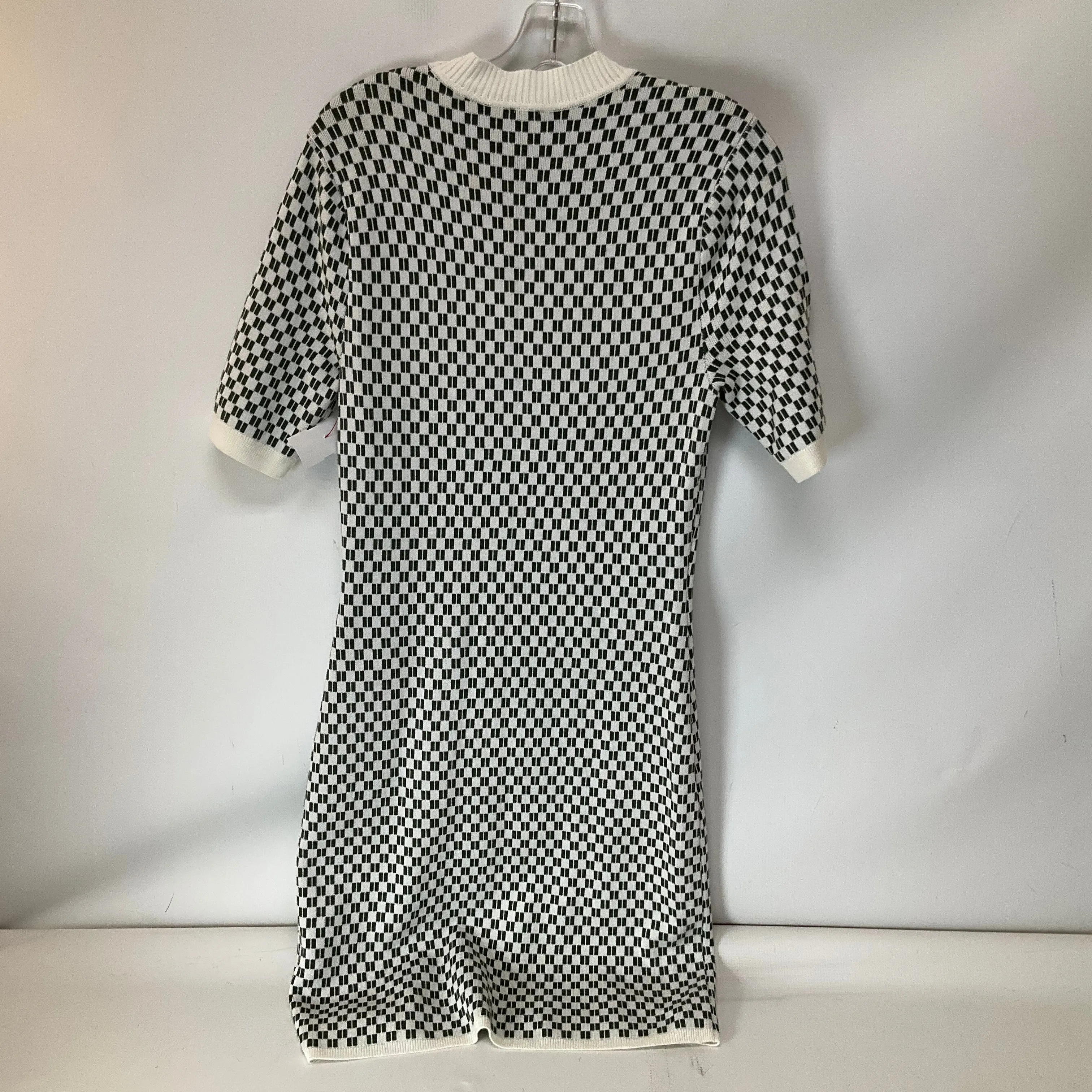 Dress Sweater By Abercrombie And Fitch In Green & White, Size: L