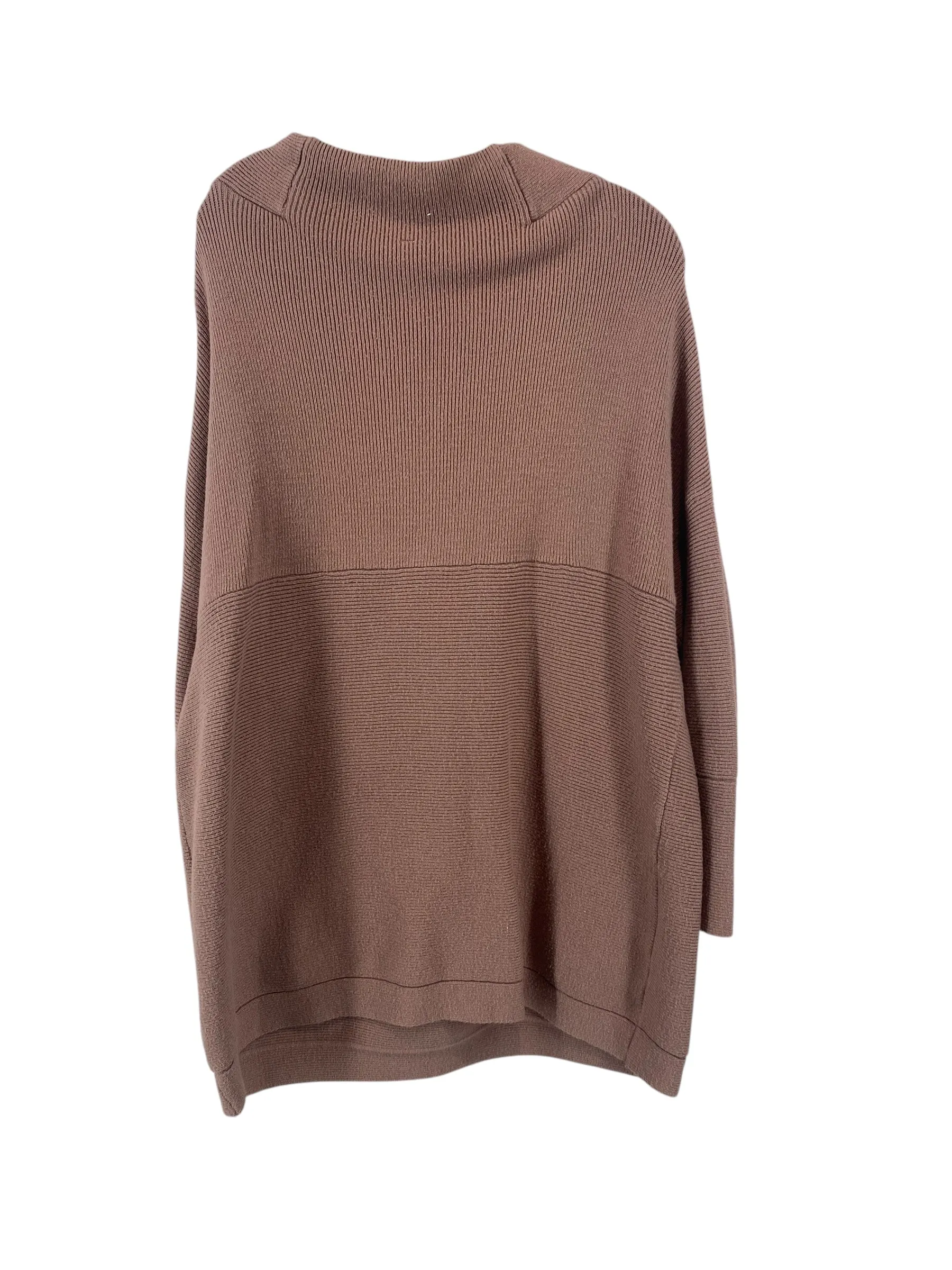 Dress Sweater By Clothes Mentor In Brown, Size: M