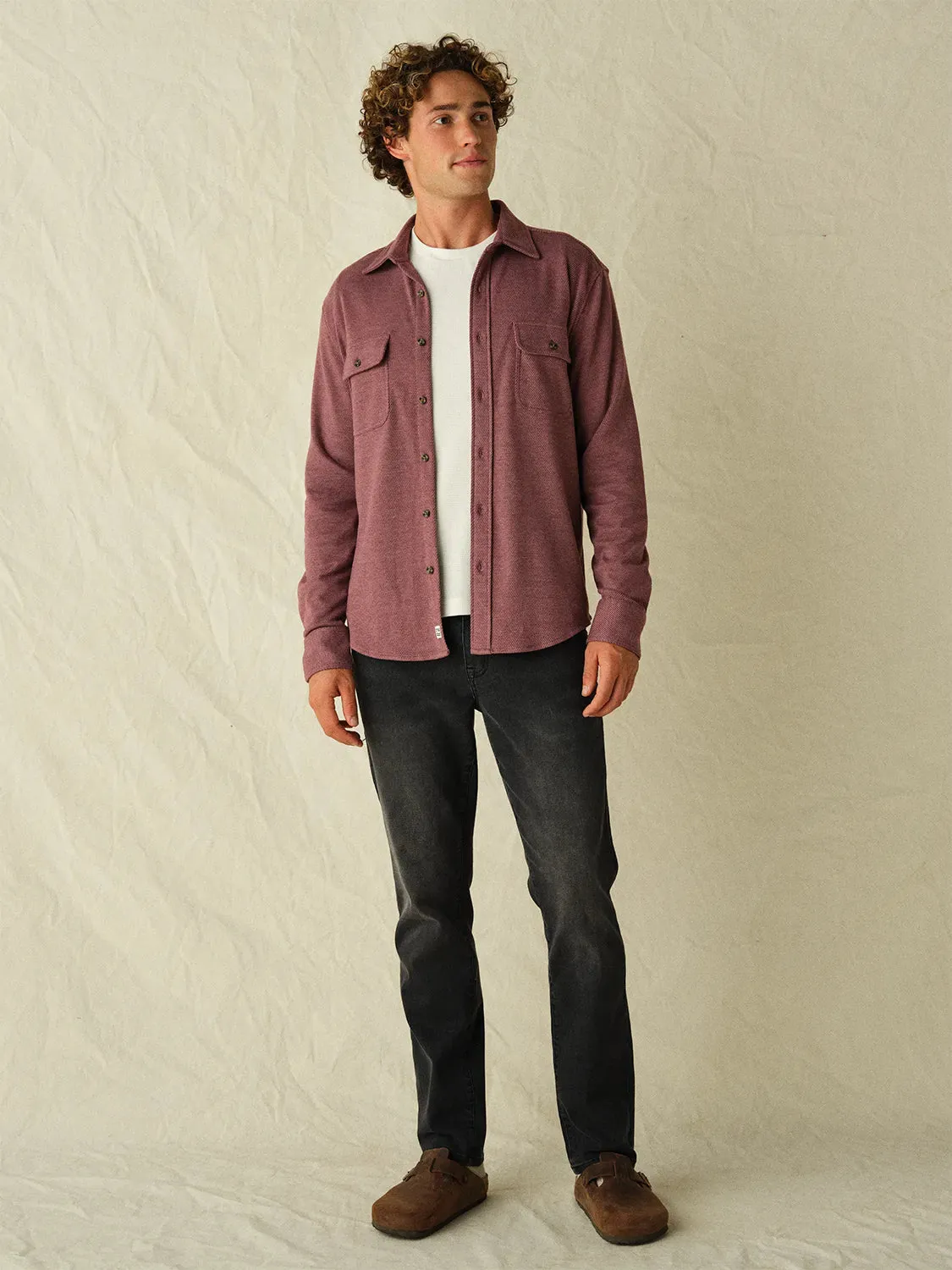Dunewood Flannel | Burgundy Twill