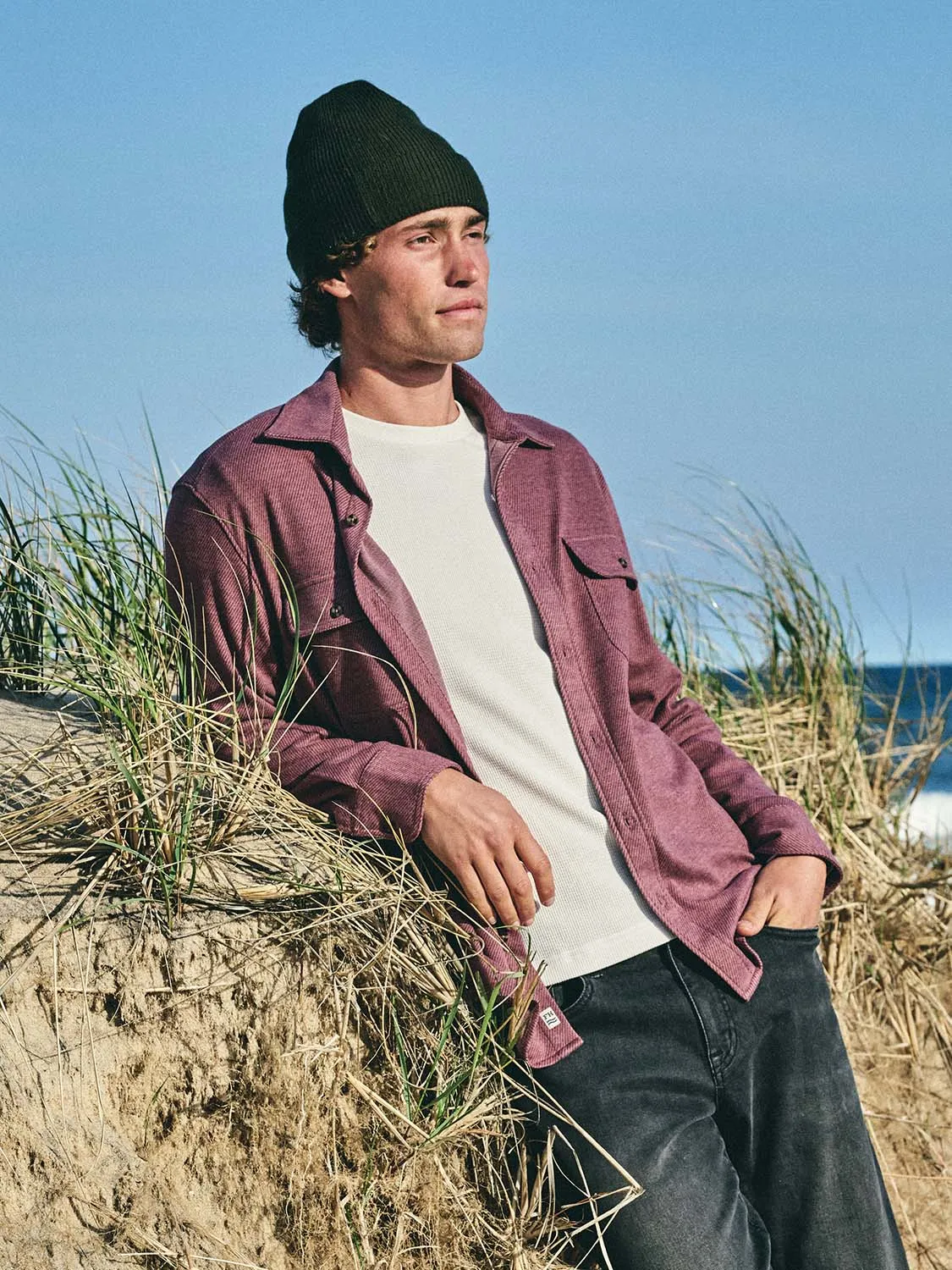 Dunewood Flannel | Burgundy Twill