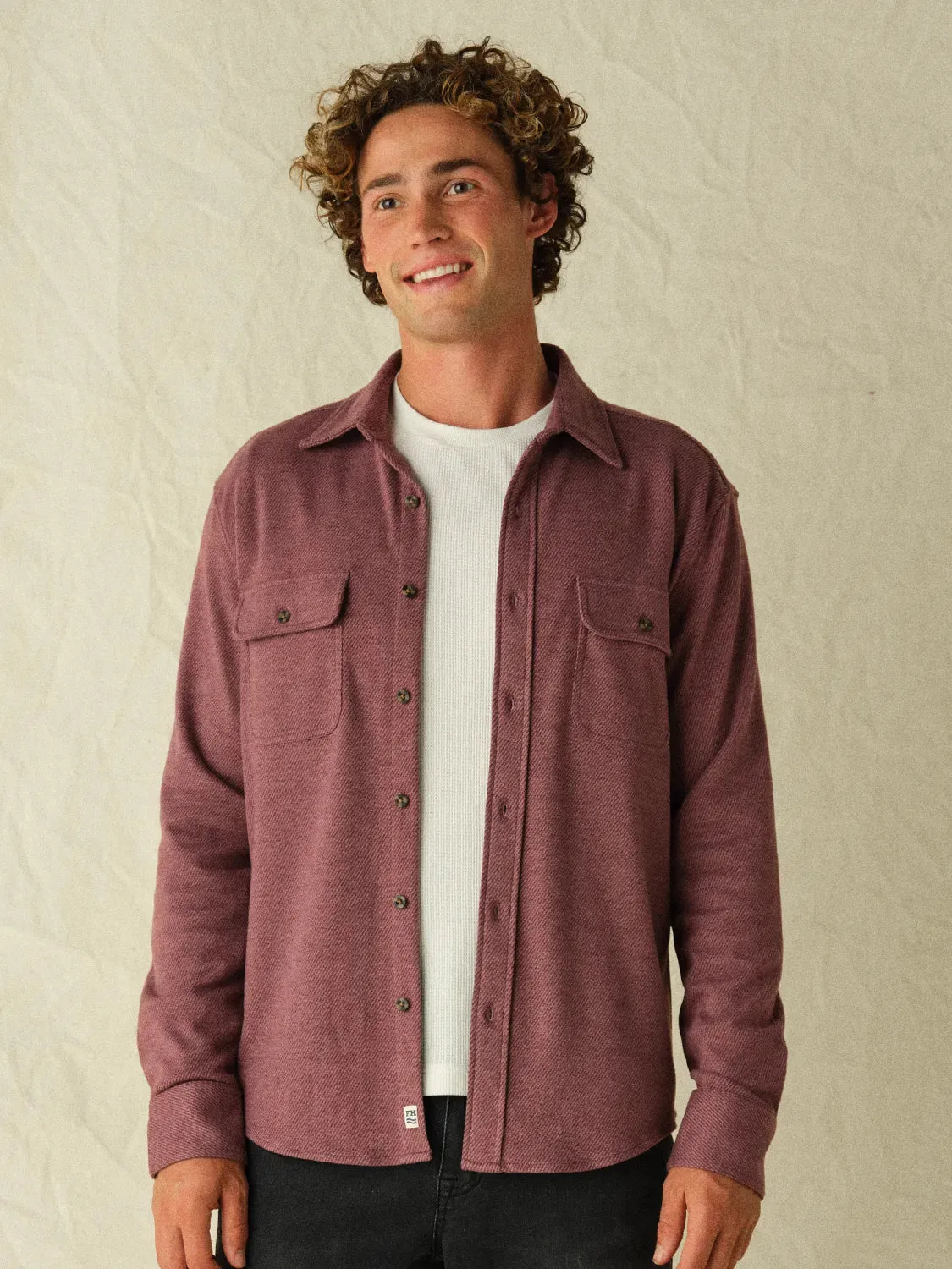 Dunewood Flannel | Burgundy Twill
