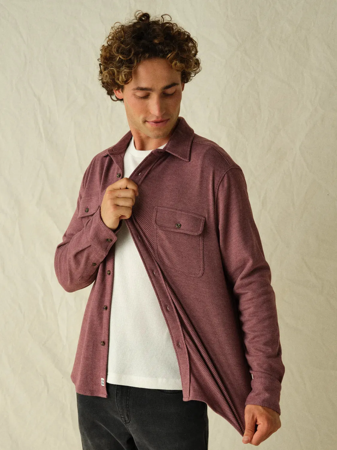 Dunewood Flannel | Burgundy Twill