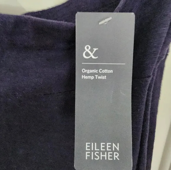 Eileen Fisher Navy Blue Women Maxi Skirt Size XS hemp&amp;organic Cotton NWT Classic