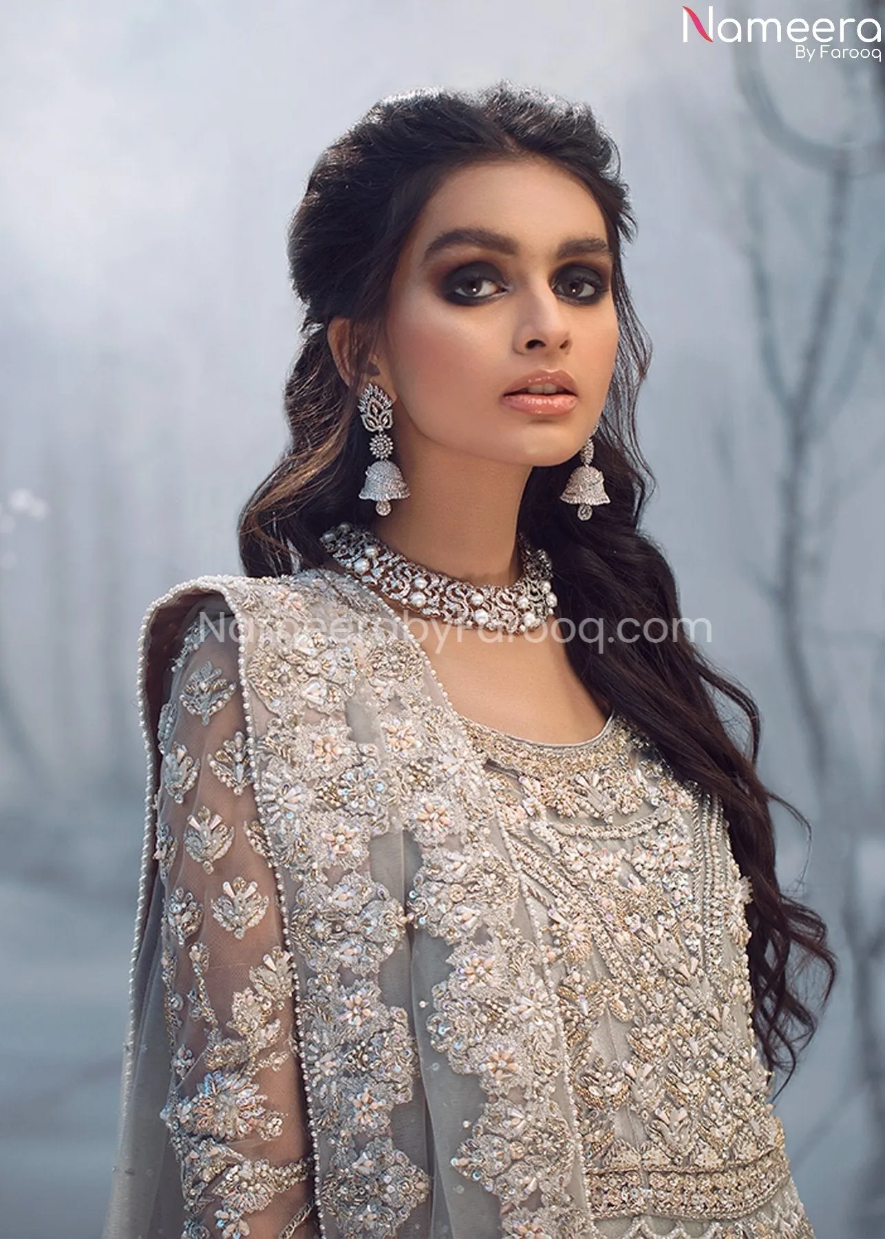 Elegant Pakistani Long Tail Maxi for Walima 2021 #BB215