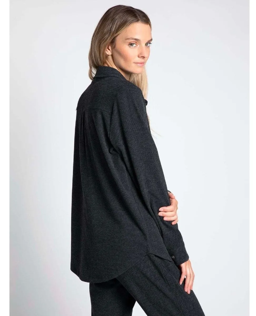 Elias Grey Flannel Shirt