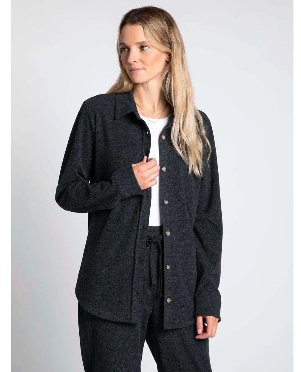 Elias Grey Flannel Shirt