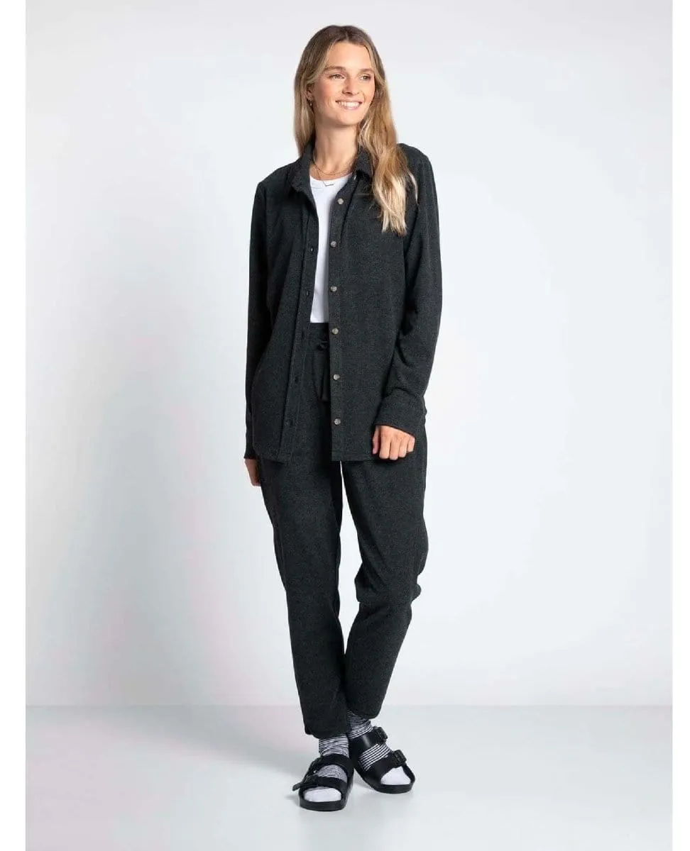 Elias Grey Flannel Shirt