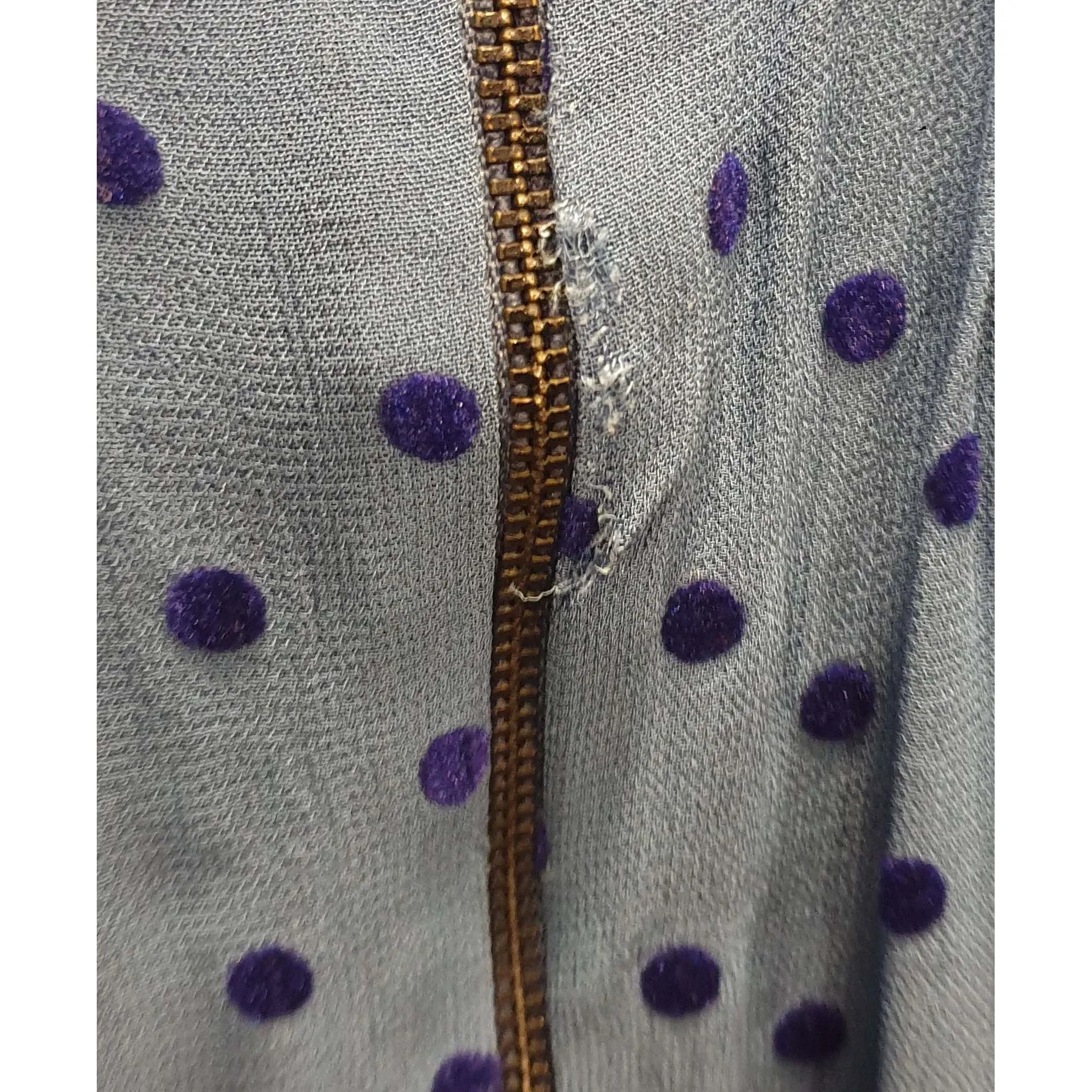 Emily and Fin blue polka dot skirt size XXL