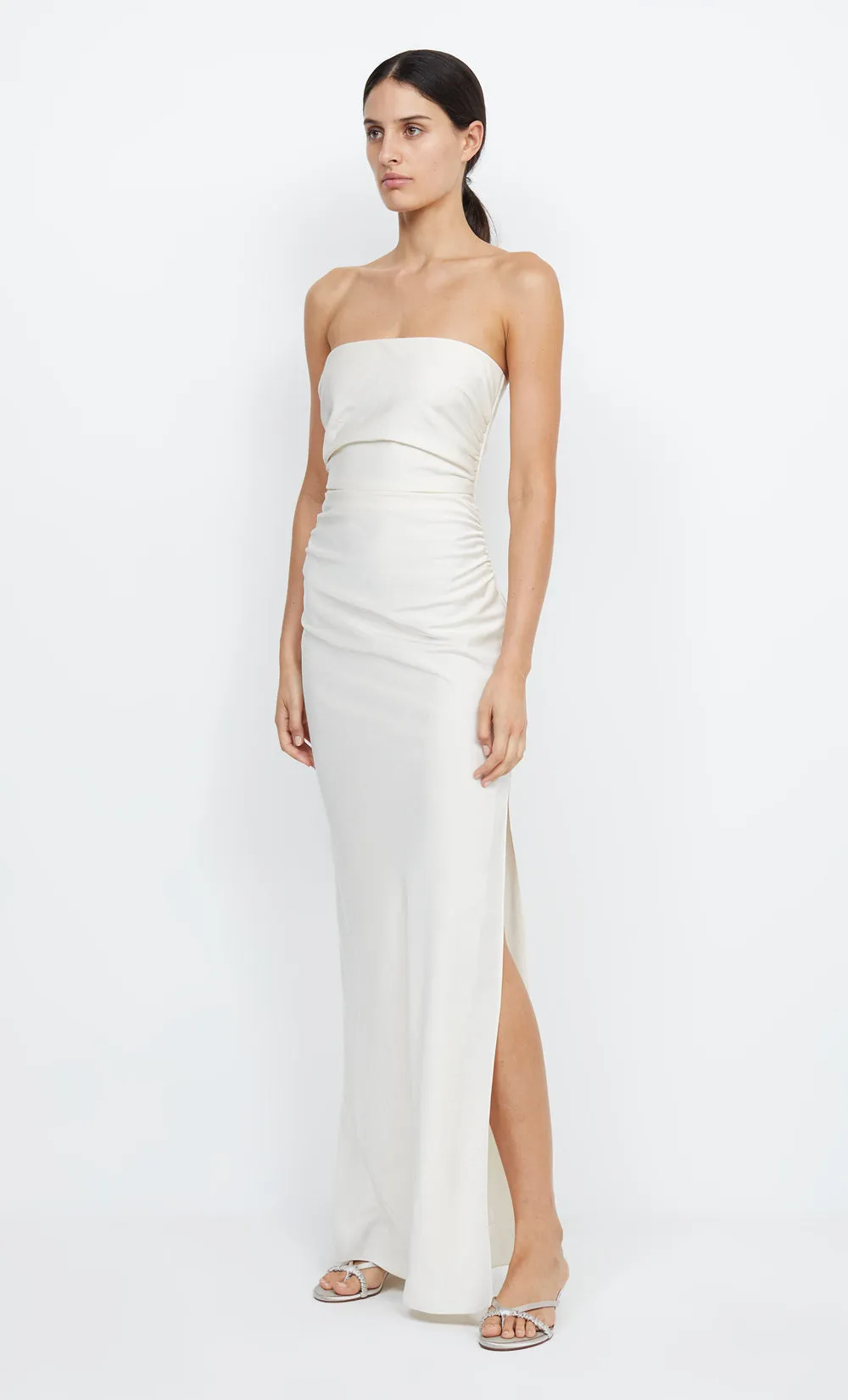ETERNITY STRAPLESS MAXI  - CREAM