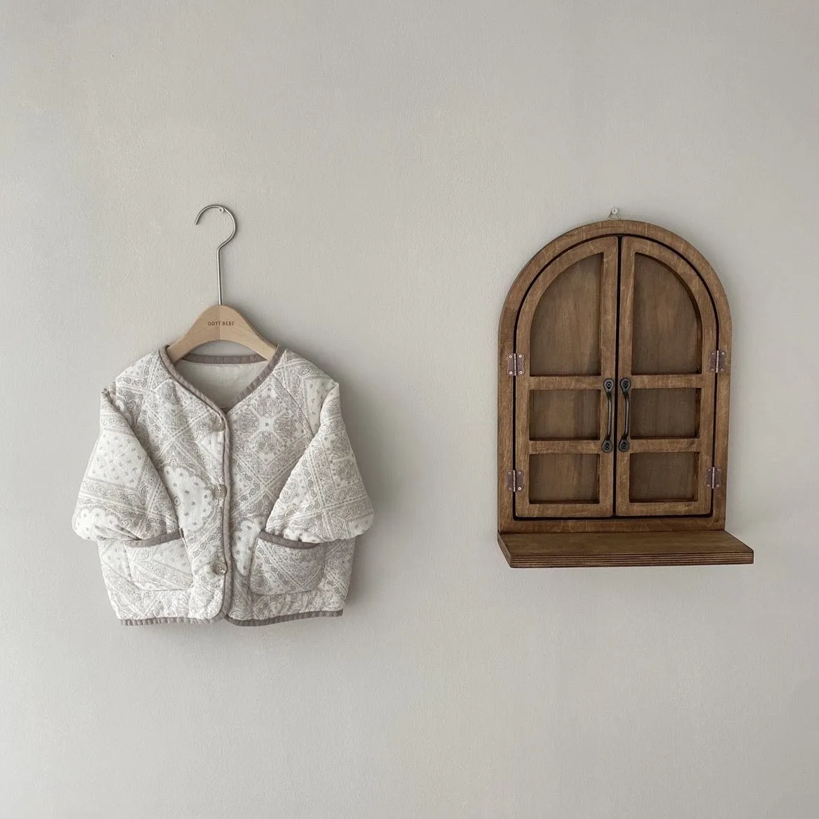 Fall Paisley Jacket - Lightweight Quilted