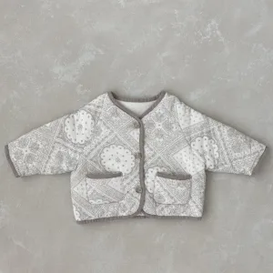 Fall Paisley Jacket - Lightweight Quilted