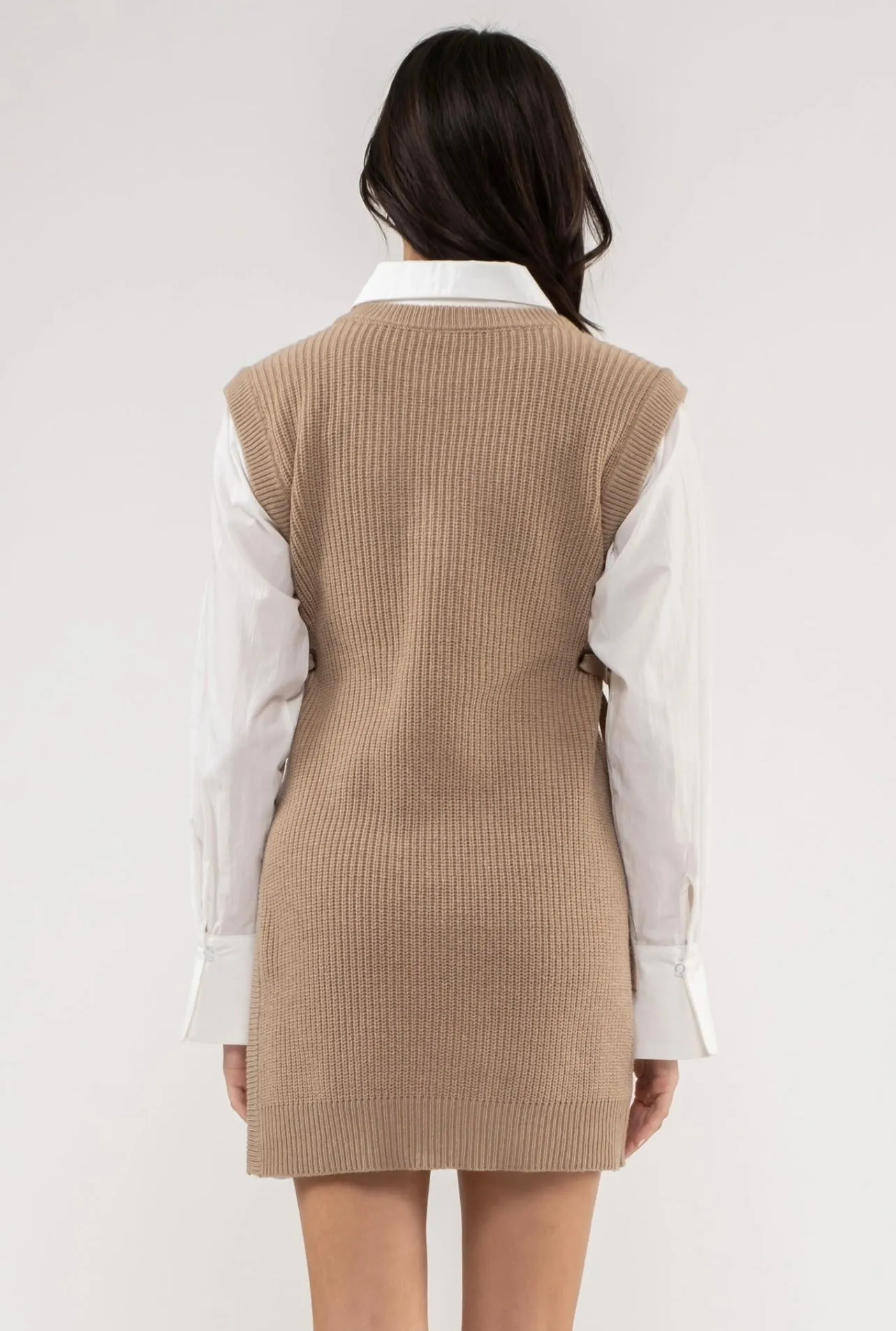 Fallon Sweater Vest Dress