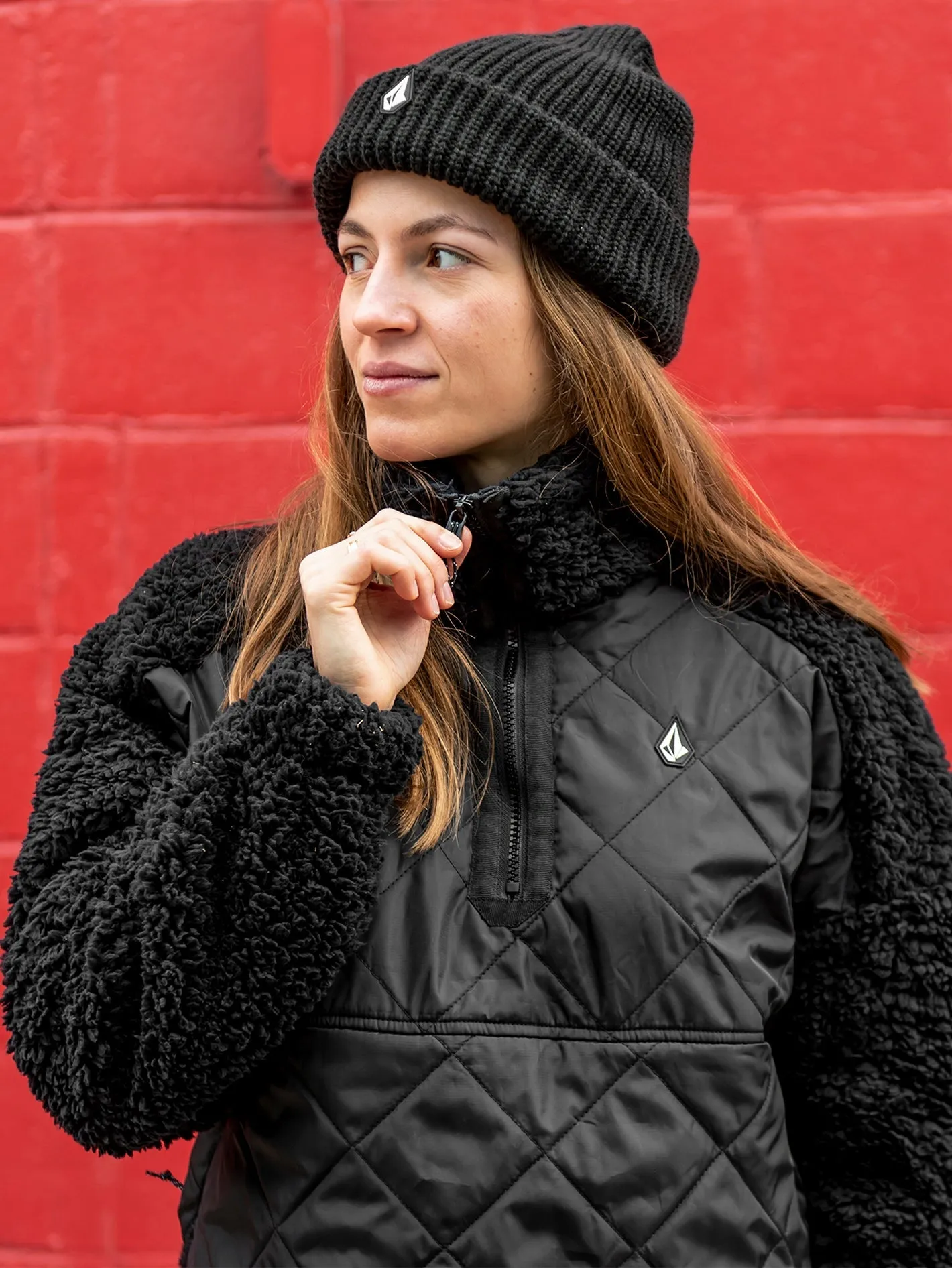 Ferron Pullover Jacke - BLACK