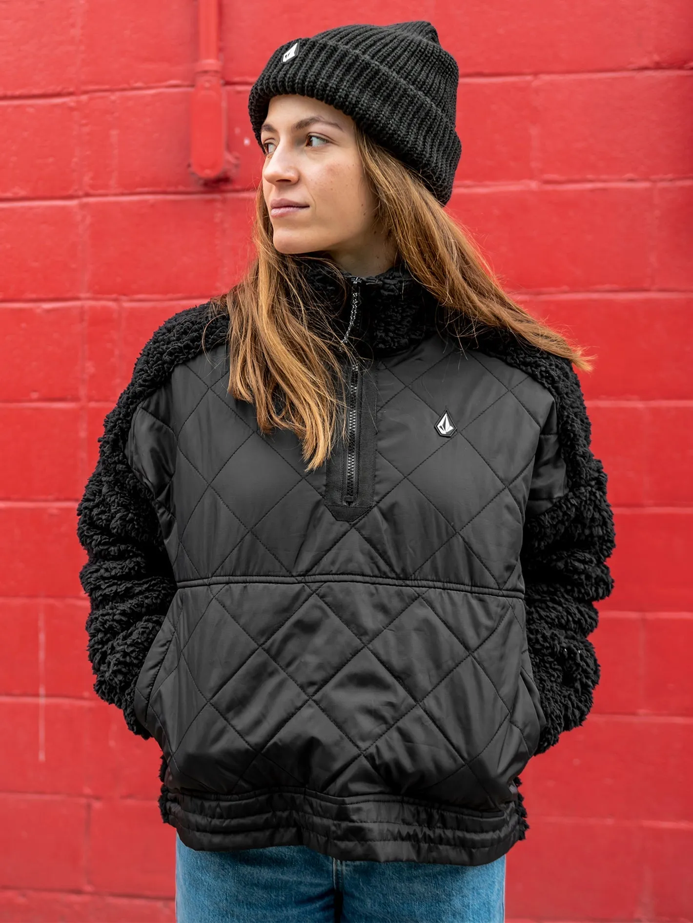 Ferron Pullover Jacke - BLACK